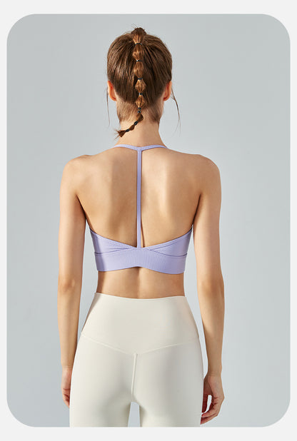 Spaghetti strap sports bra