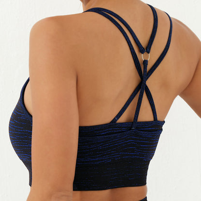 Double strap sports bra
