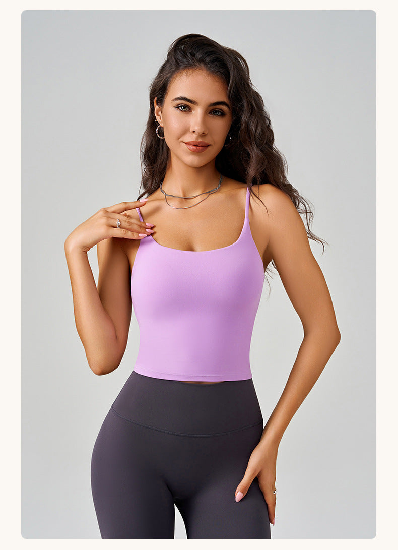 Seamless cropped vest