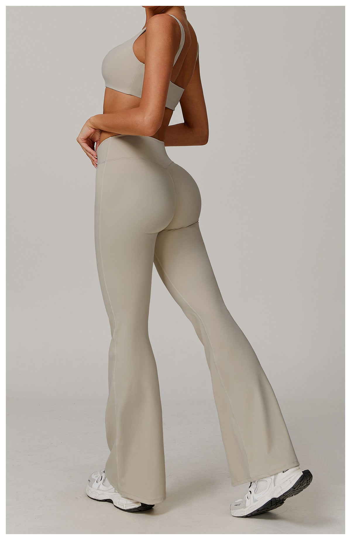 V shape waist trousers