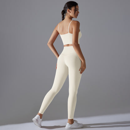 Quick dry two piece fitness set