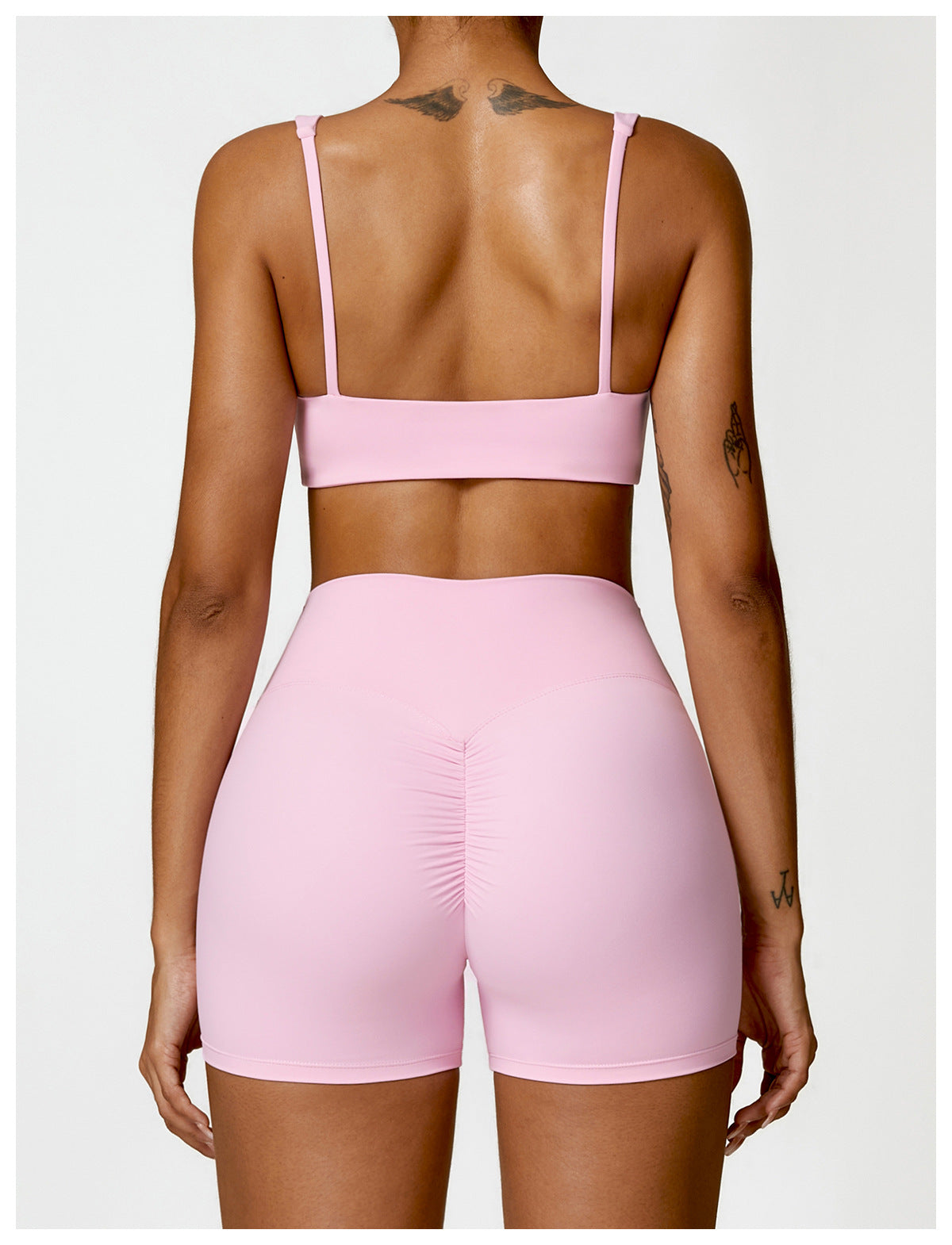 Quick dry seamless sports bra