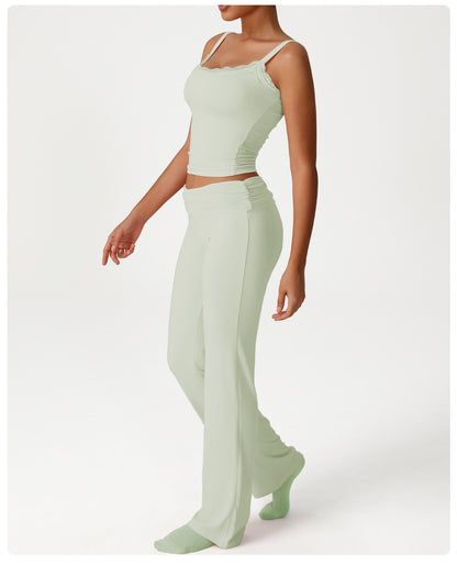 Pleated waist Trousers