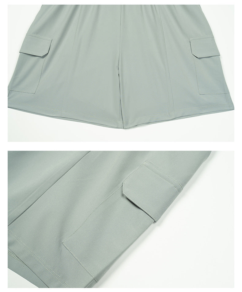 Fitness shorts with pockets