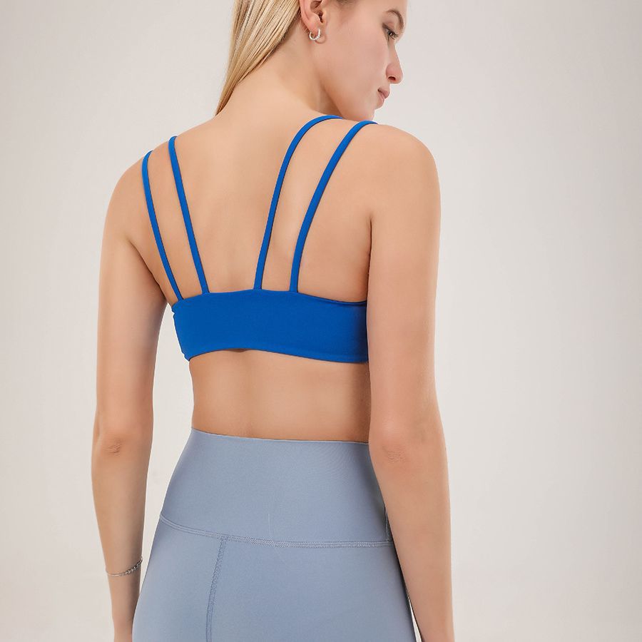 Double strap sports bra
