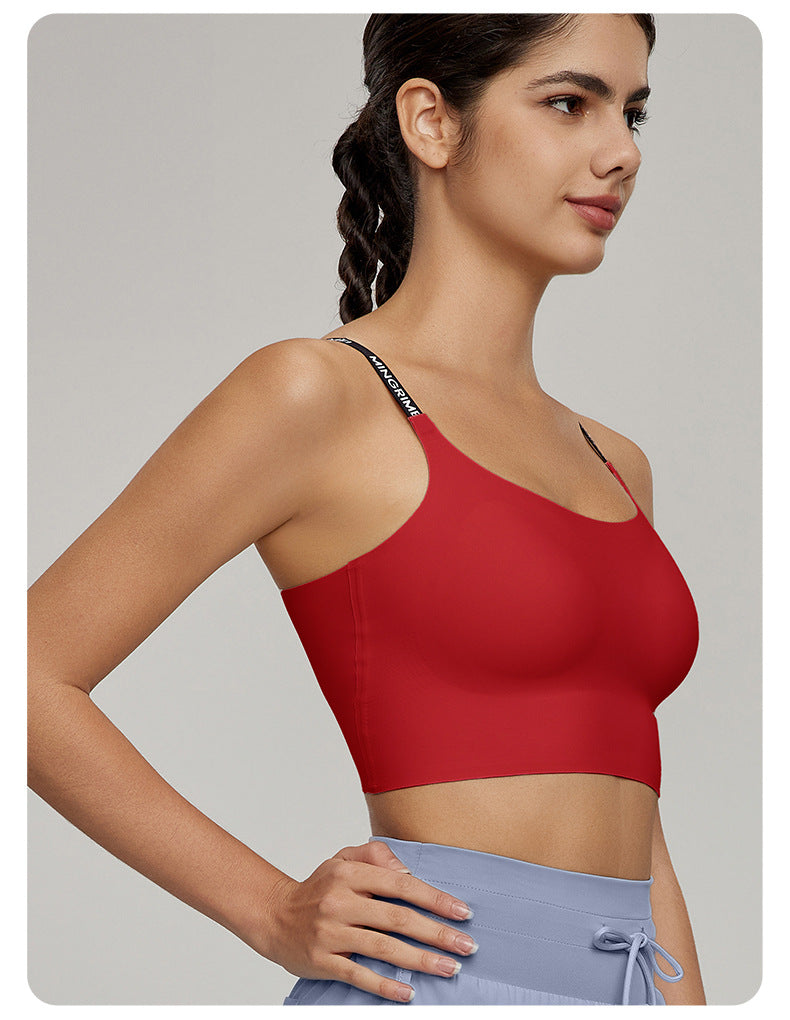 Jacquard strap bra