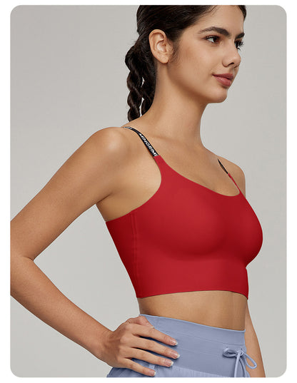 Jacquard strap bra