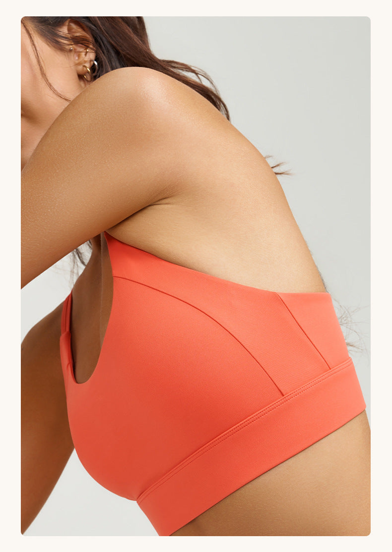 Spaghetti strap sports bra