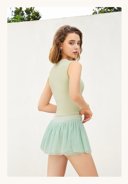 Mesh skort