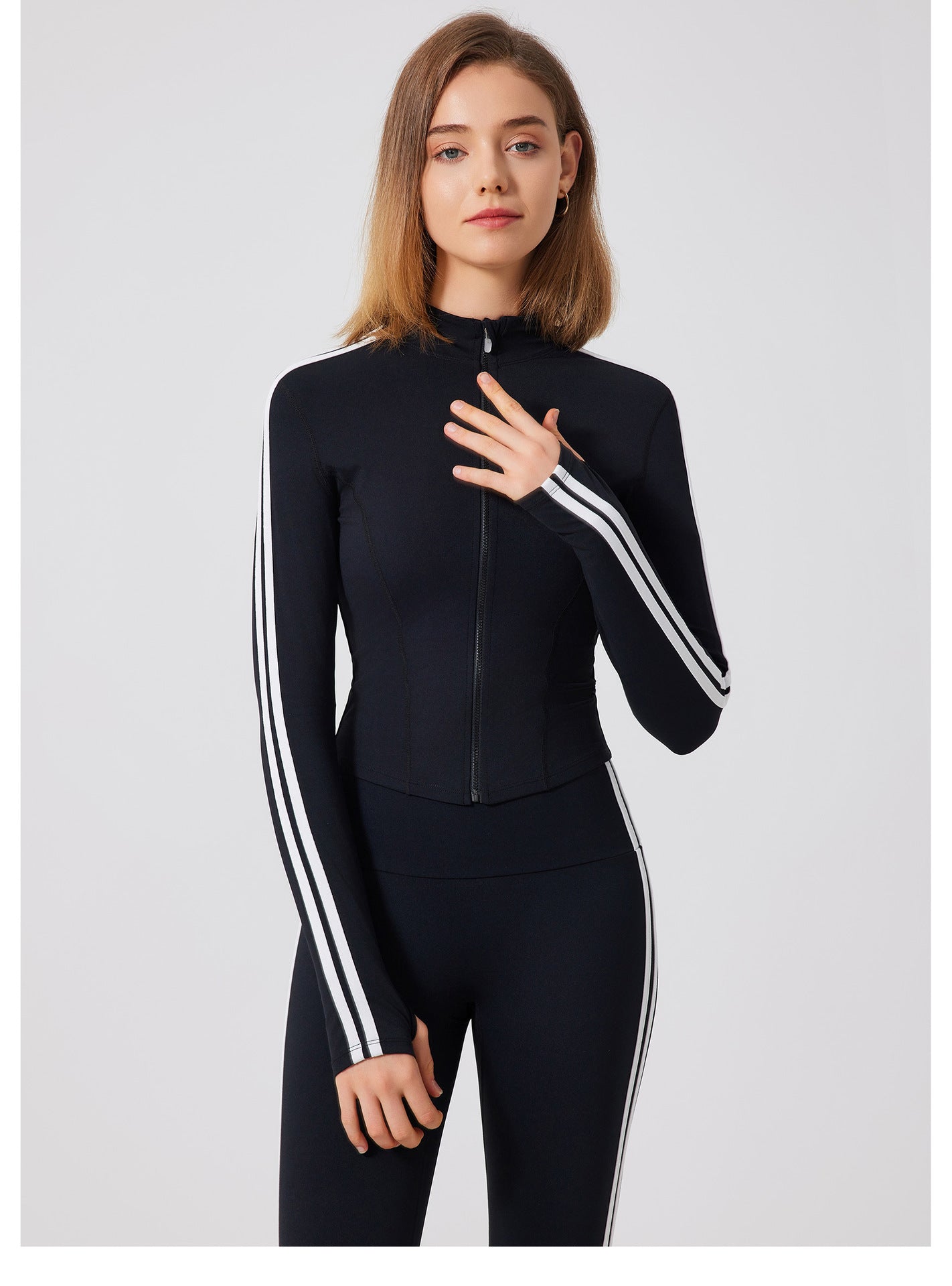 Striped sports jacket