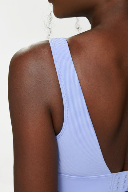 Low back sports bra