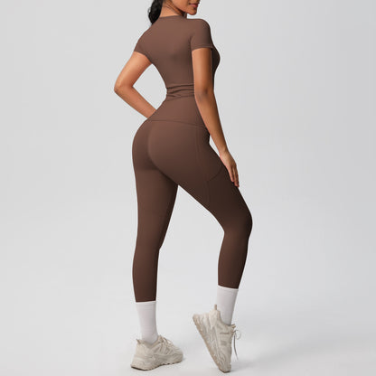 Matching top and leggings set