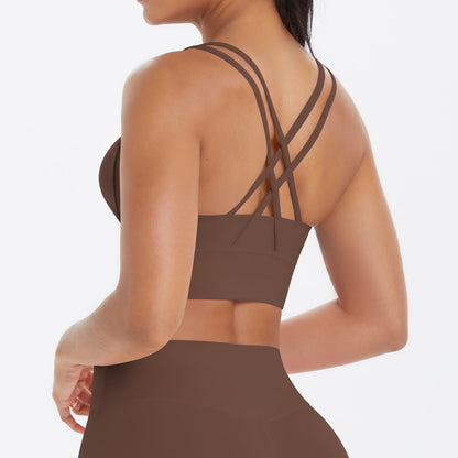 Seamless sports bra