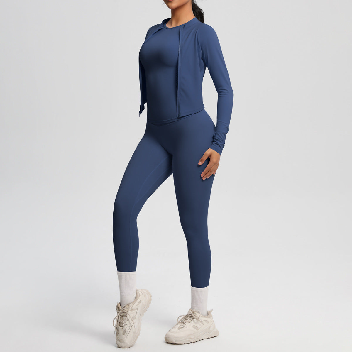 Three piece Jacket, top and leggings set