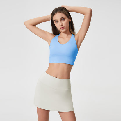 Padded cut out sports bra
