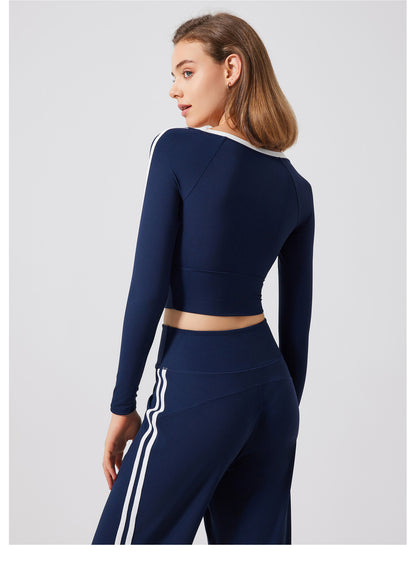 Cropped full sleeve top