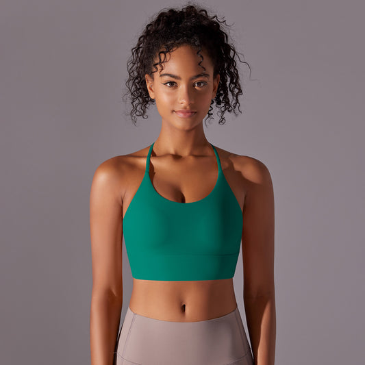 Seamless padded bra