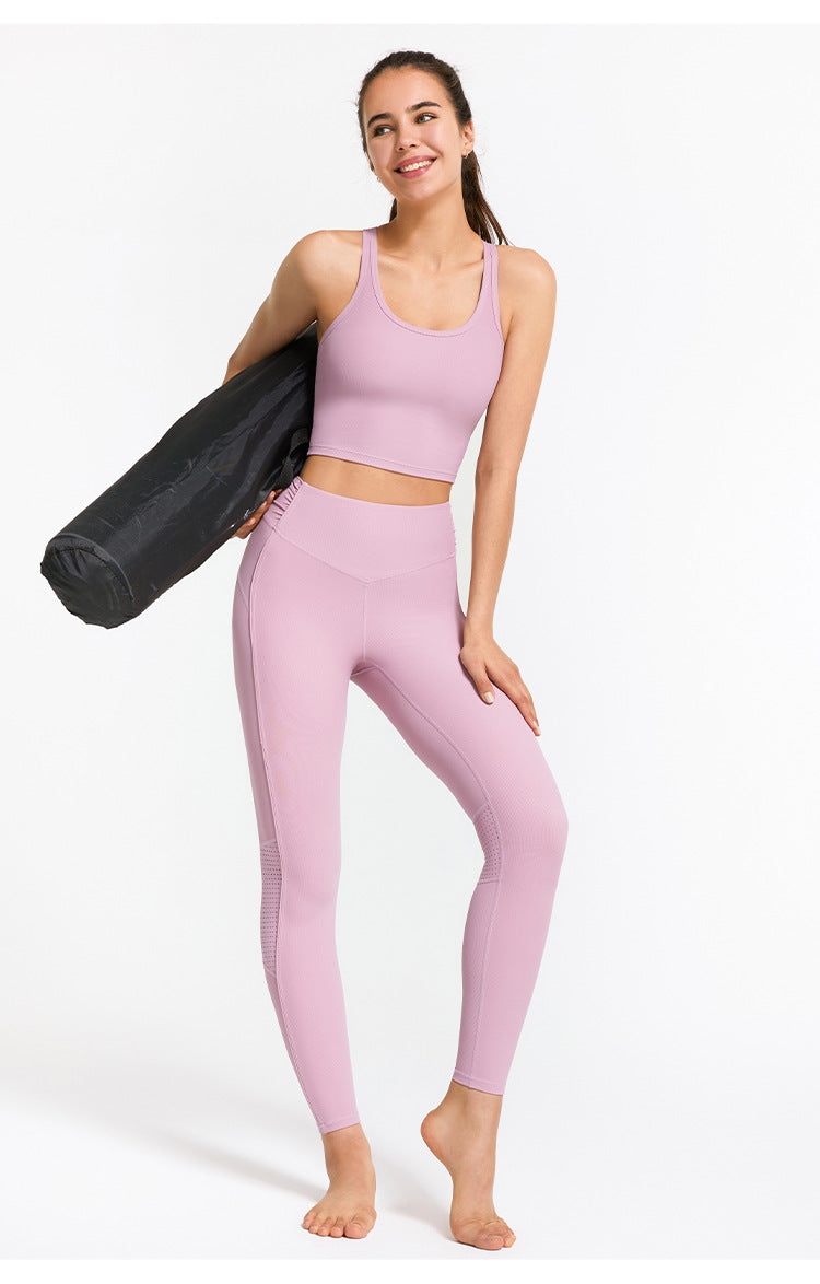 Rib cropped vest