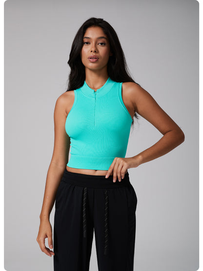 Zip front vest