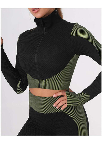 Matching two piece full sleeve top & leggings