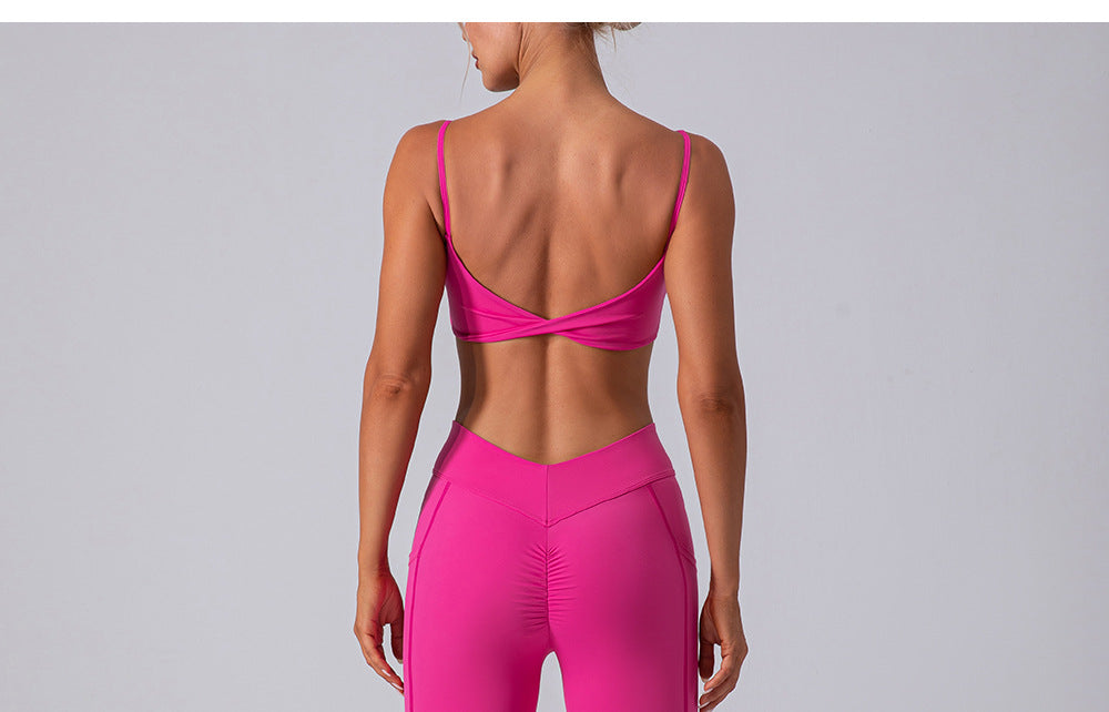 Quick dry sports bra