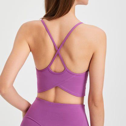 Spaghetti Strap Cross back vest