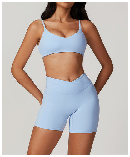 Seamless sports bra