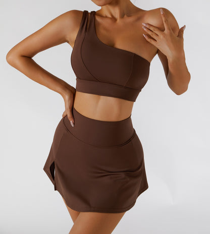 Sports bra and skirt set