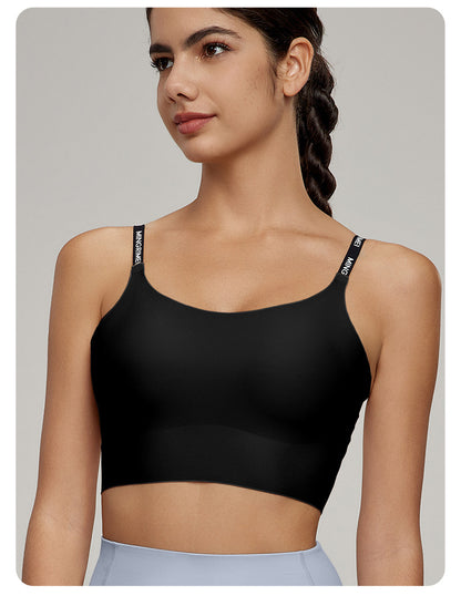 Jacquard strap bra