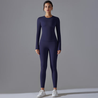 Brushed top and legging set
