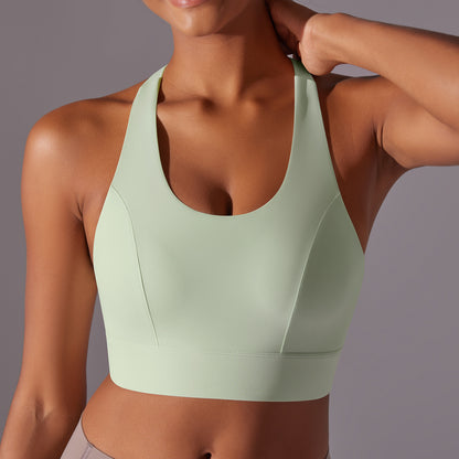 T back high support sports bra
