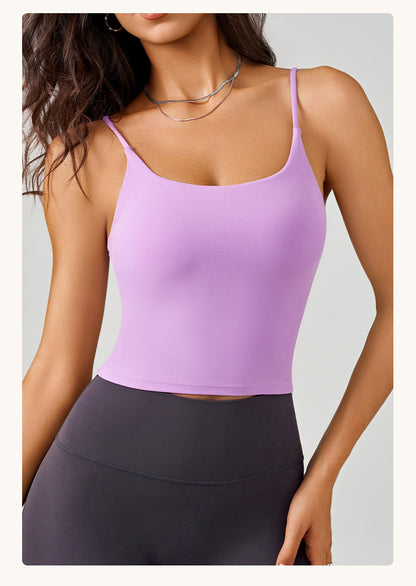 Seamless cropped vest