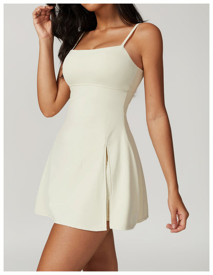Cut out back dress