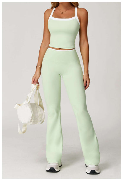 Contrast trim Trousers