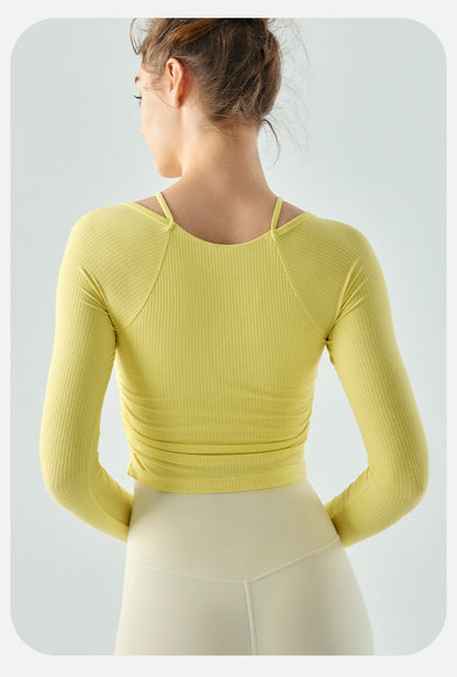 Full sleeve rib top
