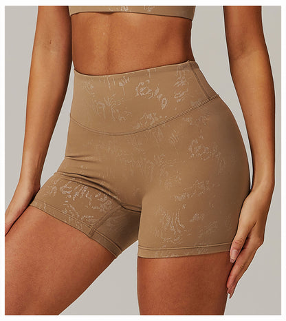 Printed sports hot pants