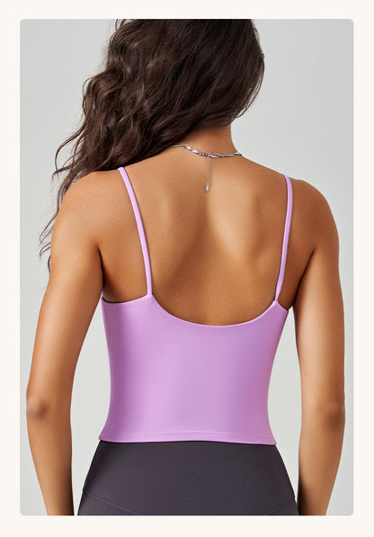 Seamless cropped vest