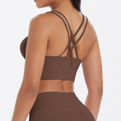 Seamless sports bra