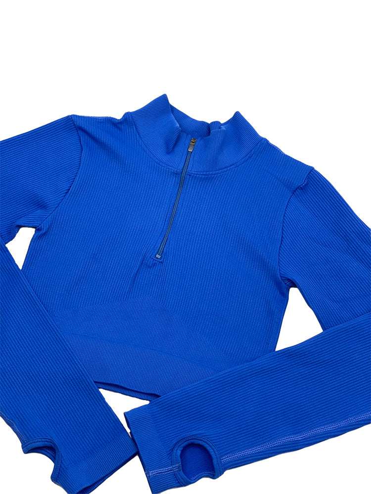 Solid Color Seamless Sports Yoga Suit Long Sleeved T shirt Popular Moisture Wicking Running Fitness Clothes Women