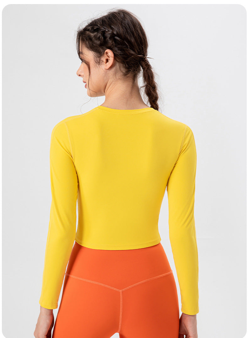 Mesh insert cropped top