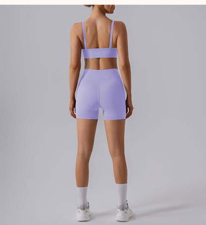 Quick dry sports bra