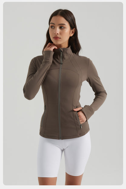 Zip front jacket