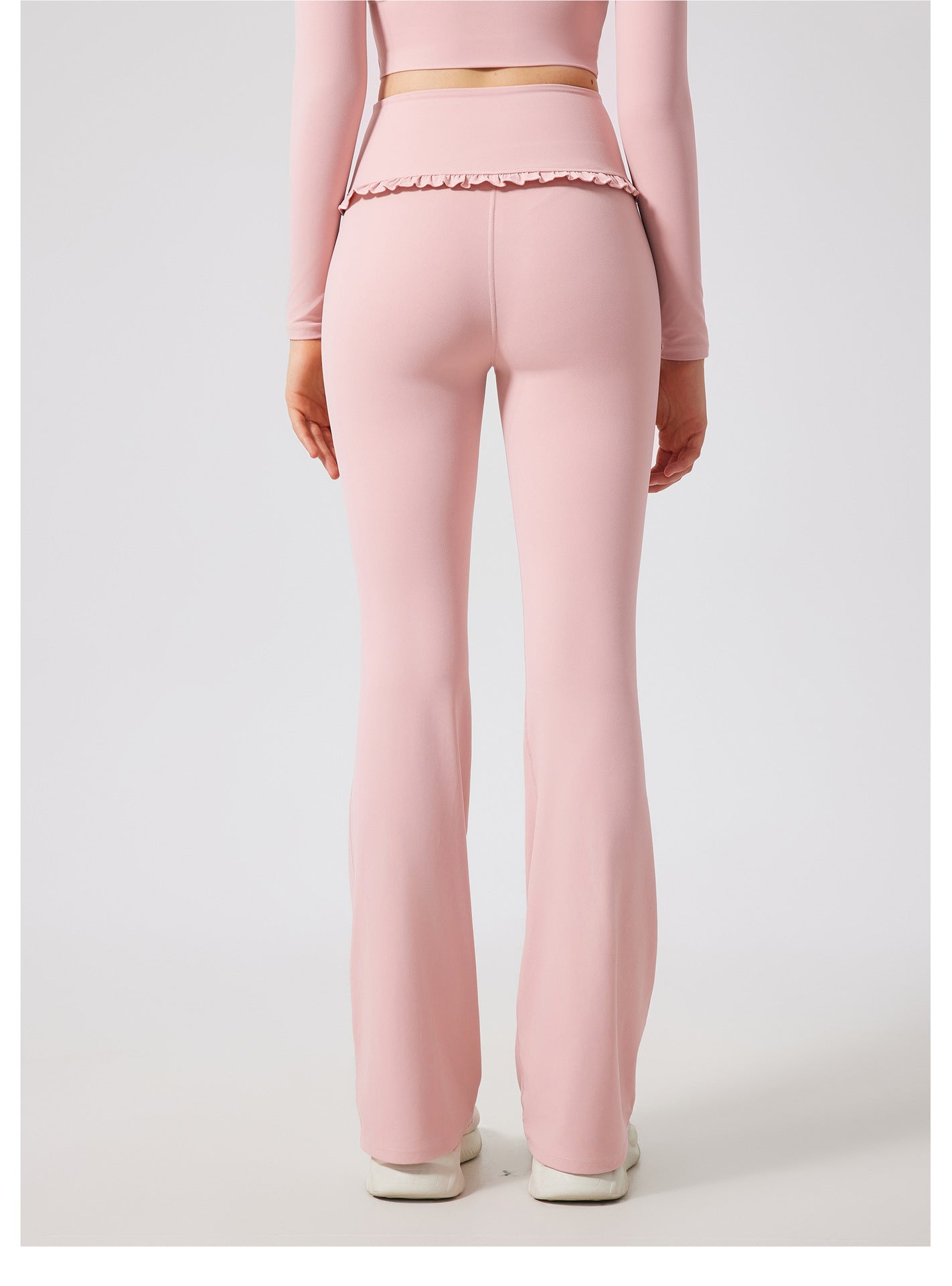 Ruffled Skinny Trousers