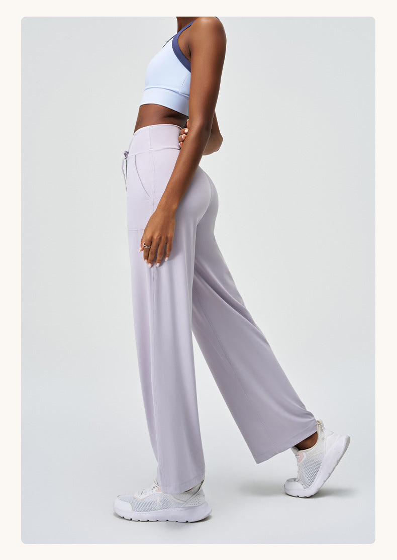 Straight leg trousers