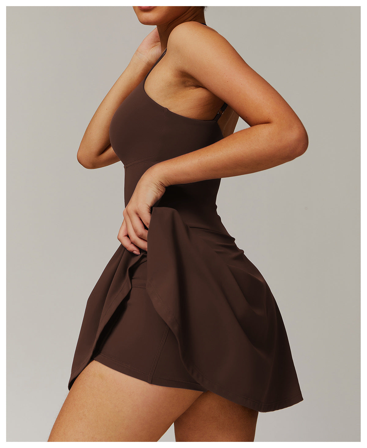 Padded fitness dress