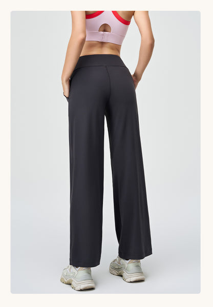 Straight leg trousers