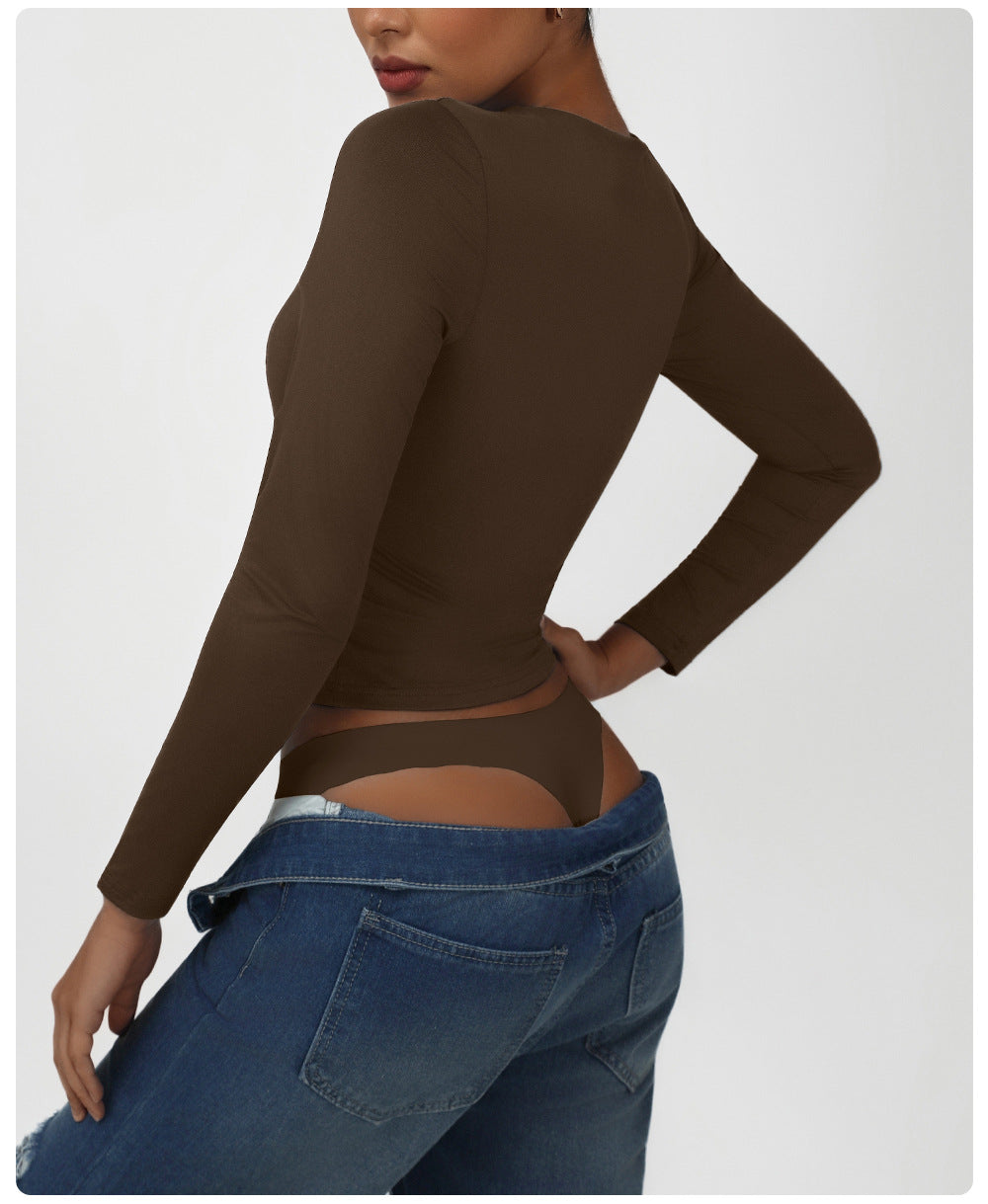 Slim fit full sleeve top