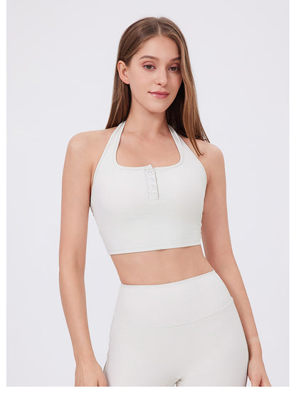 Halter neck running vest