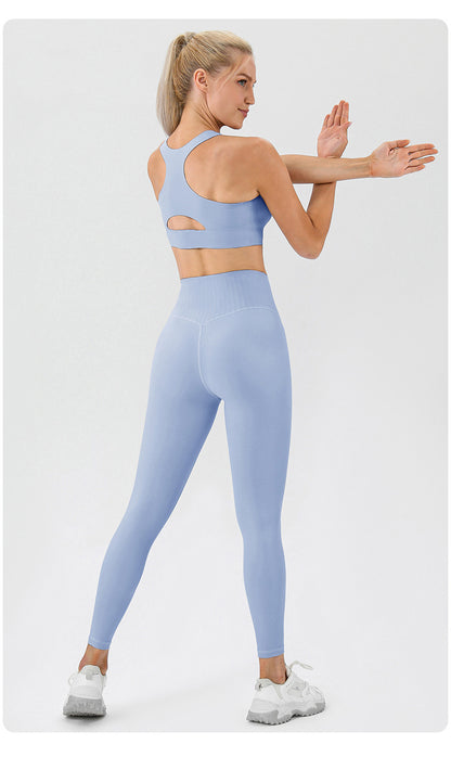 Seamless high support sports bra
