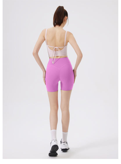 Seamless yoga shorts
